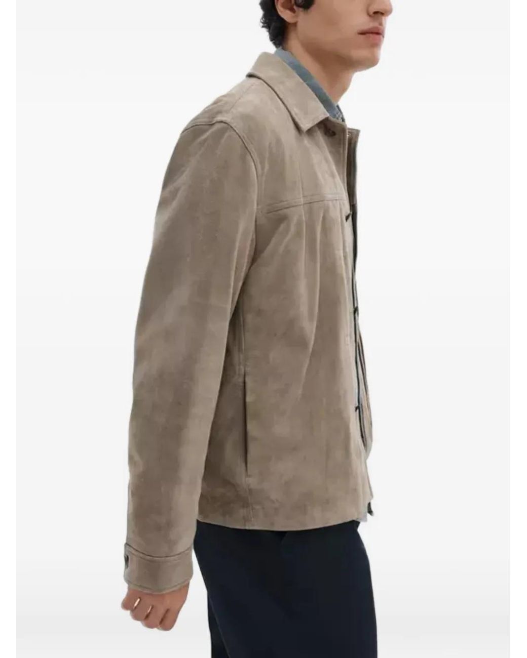 Giacca Con Colletto Polo di Rag & Bone in Natural da Uomo