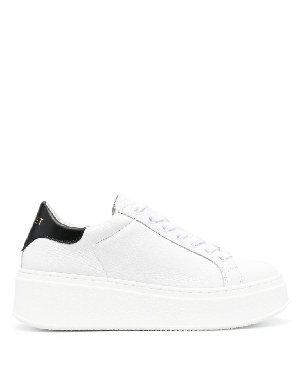 Twinset Logo-plaque Lace-up Sneakers in White | Lyst UK