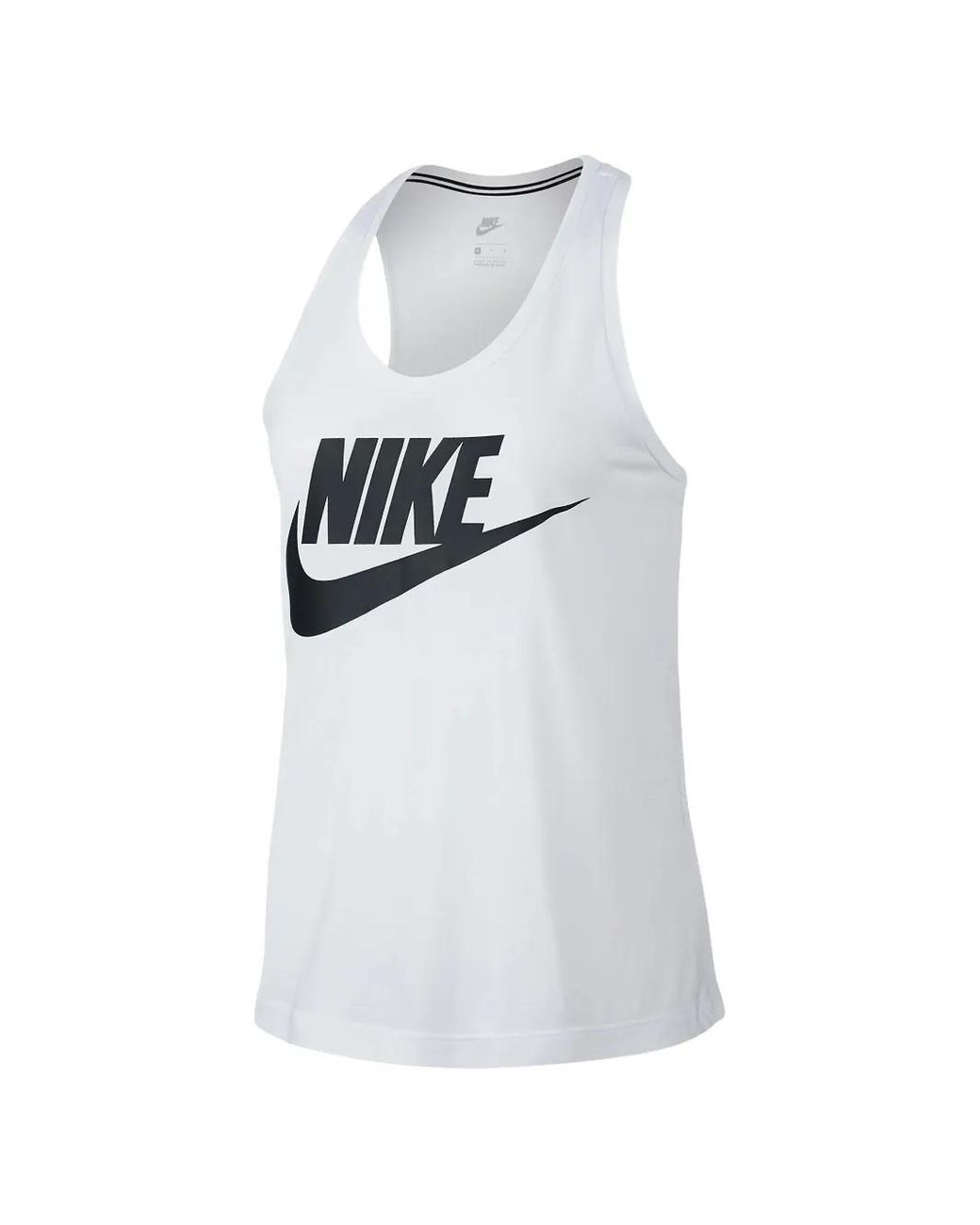 Nike White Débardeur À Logo