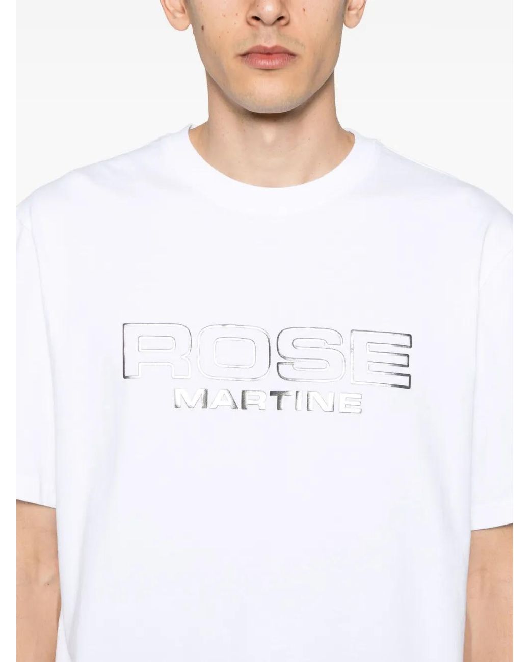Martine Rose White Printed T-Shirt for men