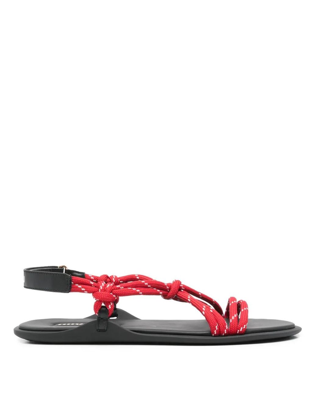 Miu Miu Red Cord Riviere Sandals