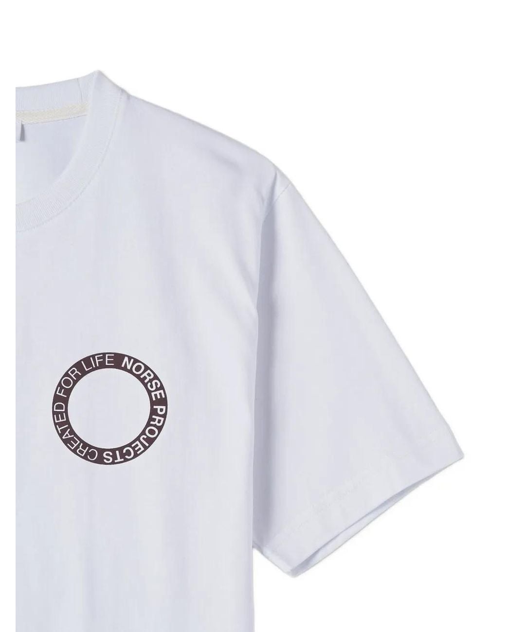 Norse Projects White Logo-Print T-Shirt for men