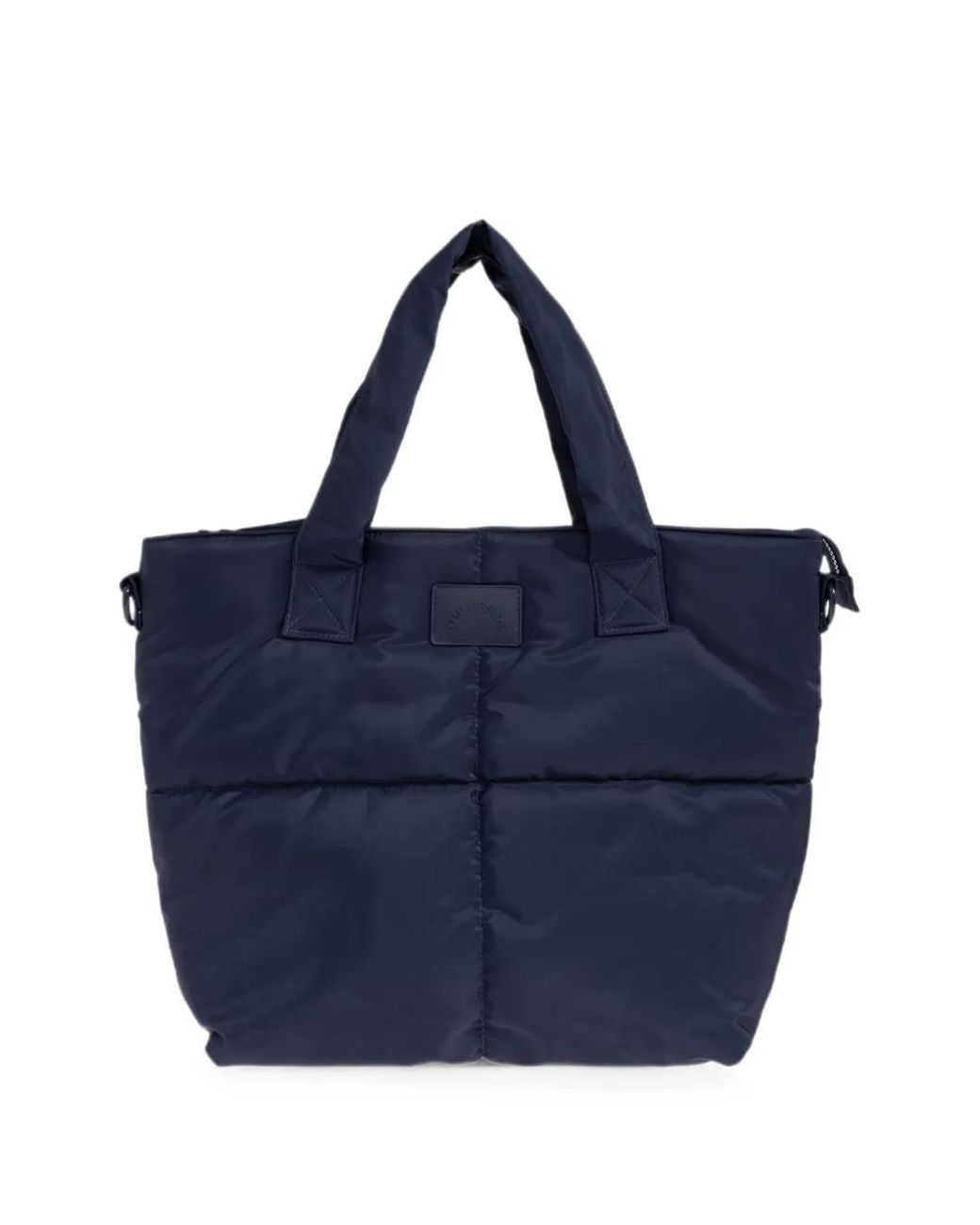 The Upside Blue Barre Quilted Tote Bag
