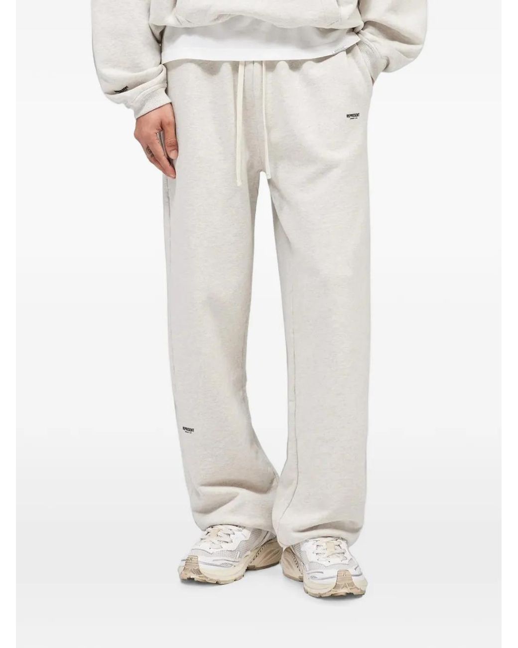Represent White Micro Owners Club Sweat Trousers for men