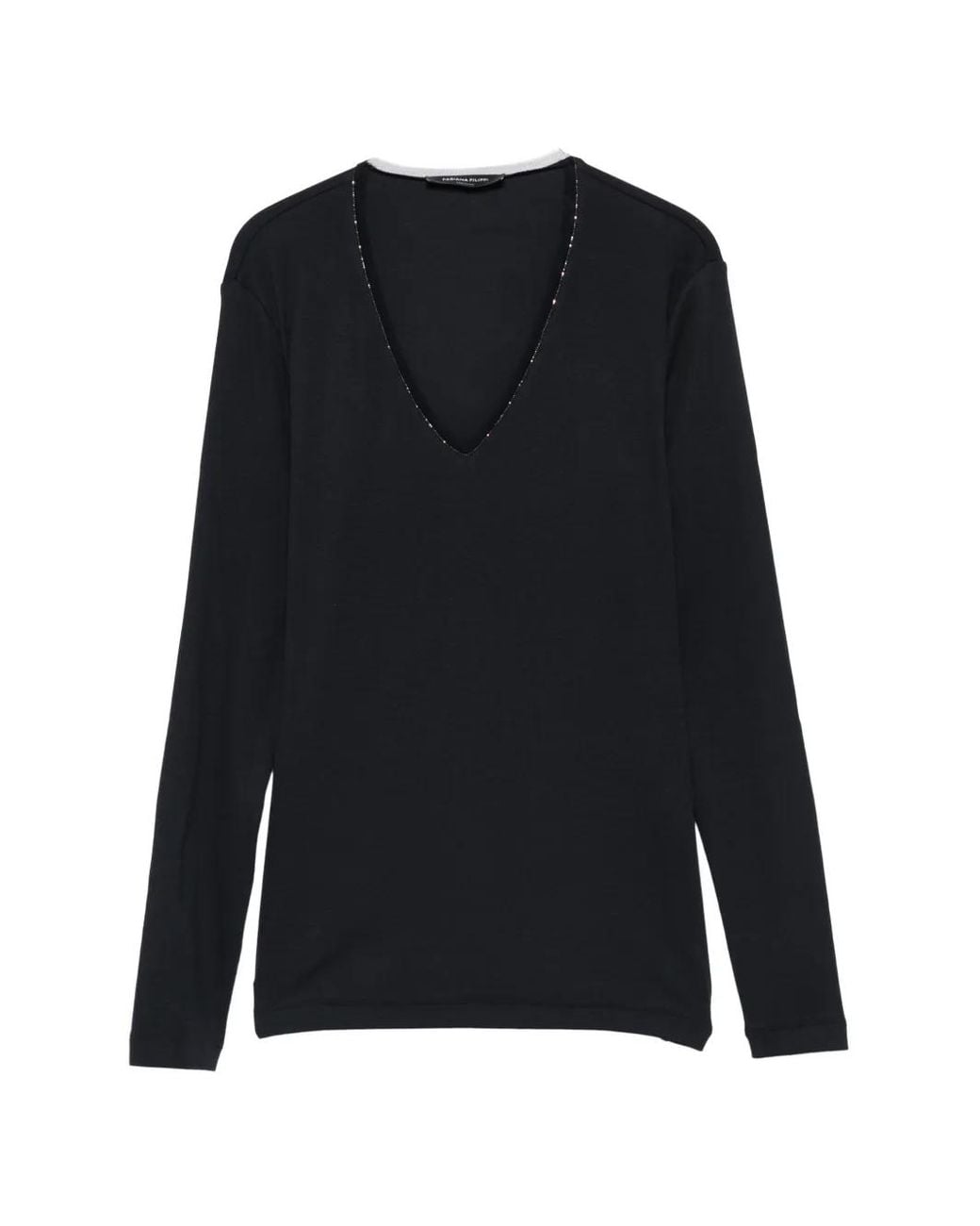 Fabiana Filippi Blue Cotton Elastane Jersey