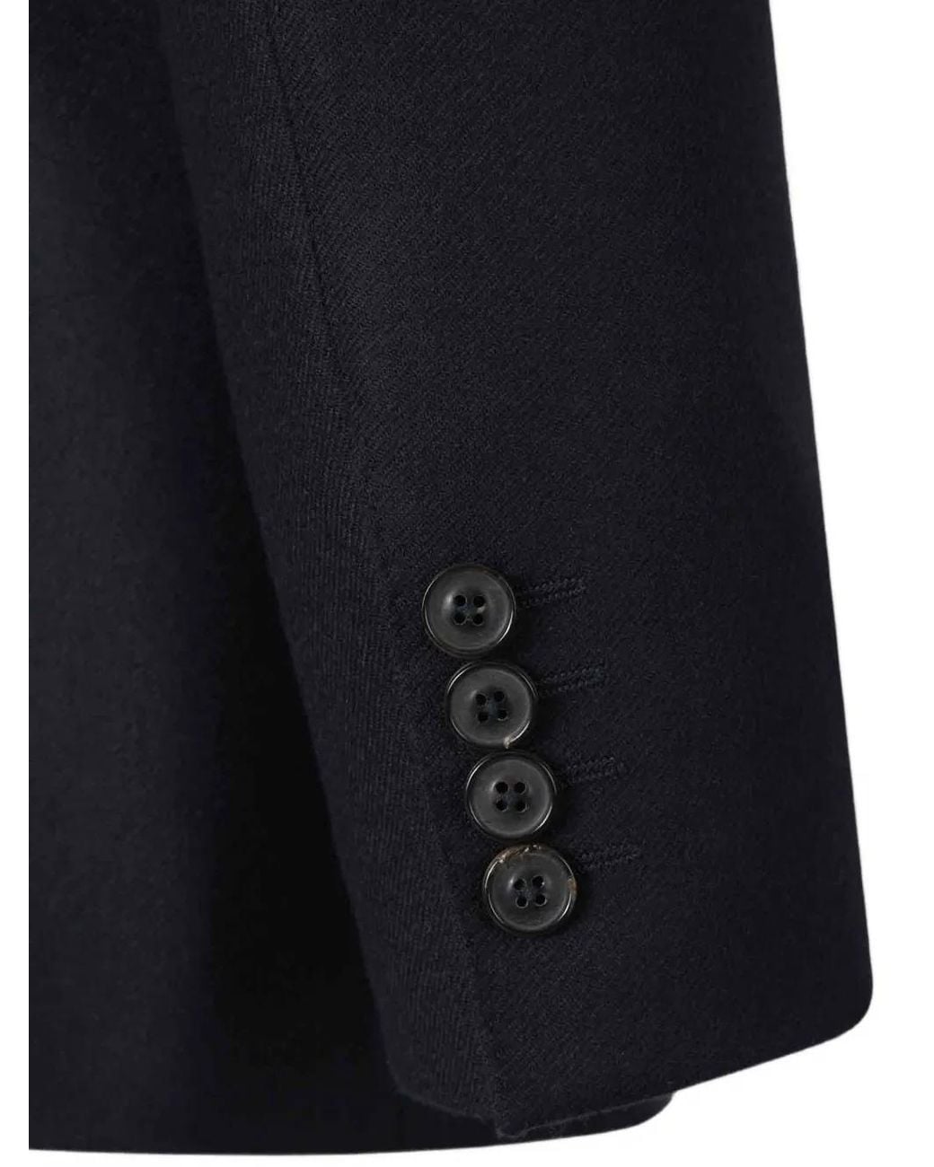 Canali Black Single-Breasted Blazer for men