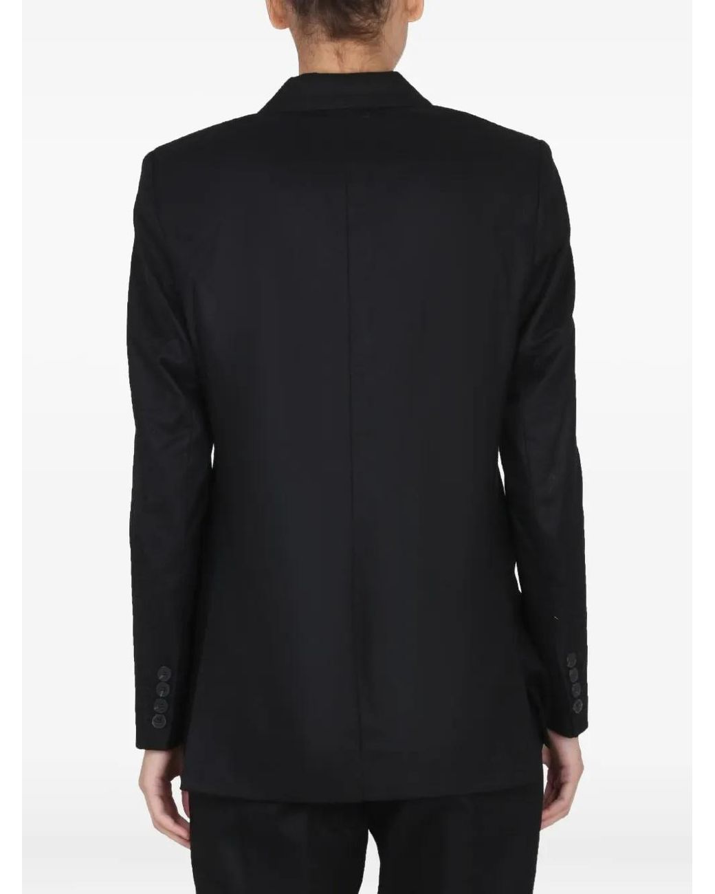 Remain Black Double-Breasted Blazer