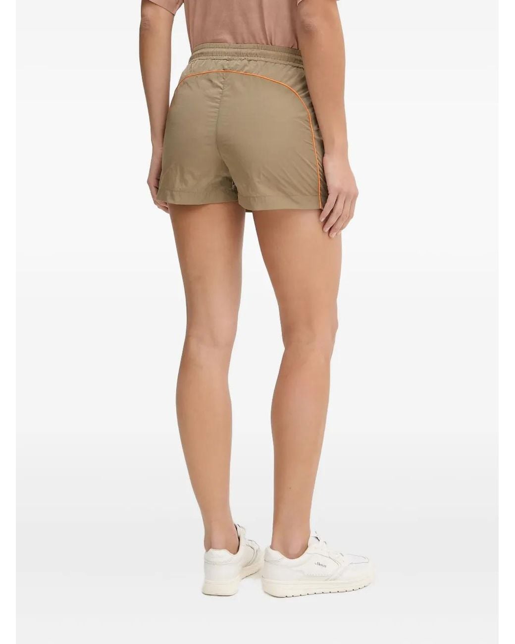 Pinko Natural Panelled Drawstring Skort