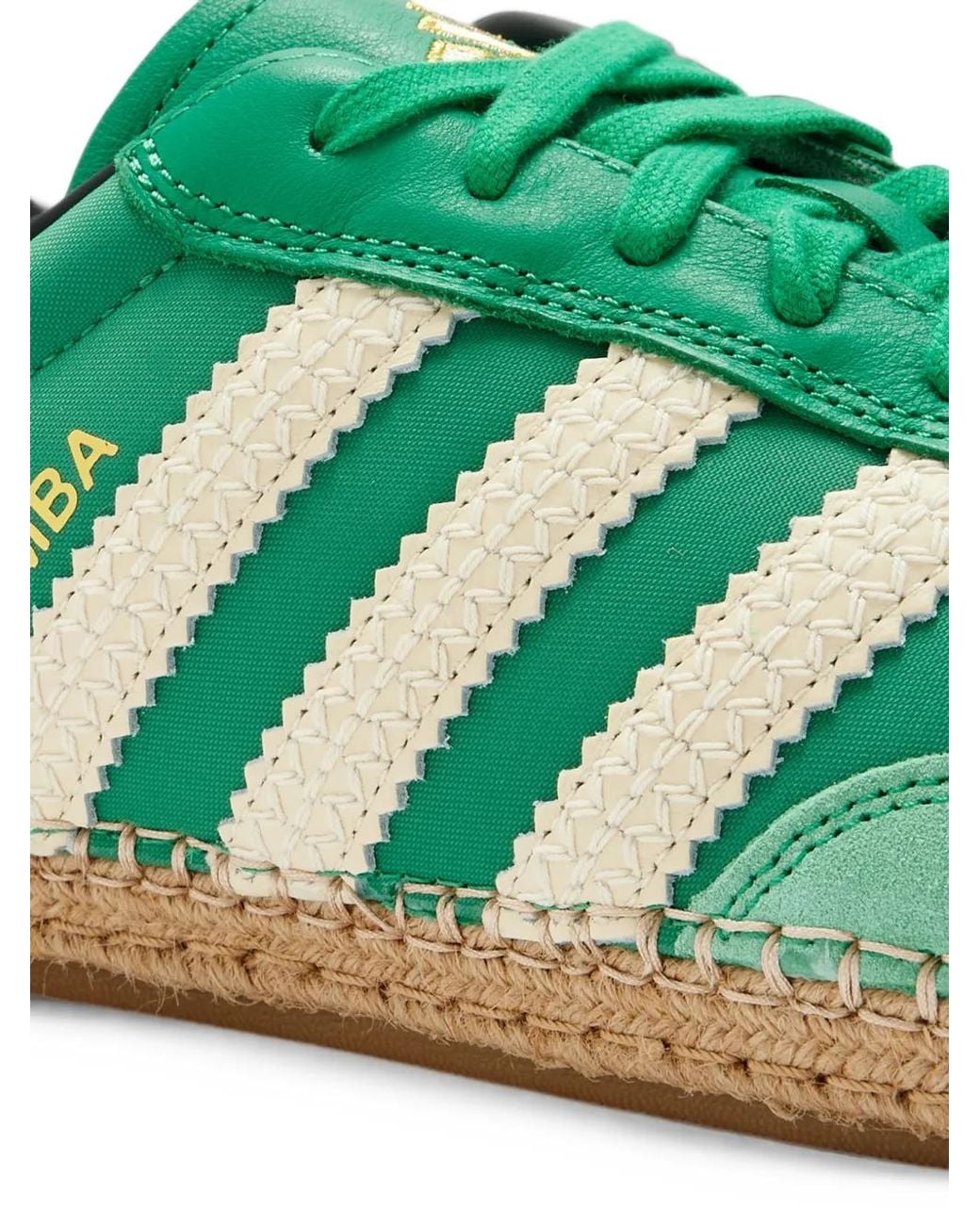 Adidas Green X Clot Samba Sneakers