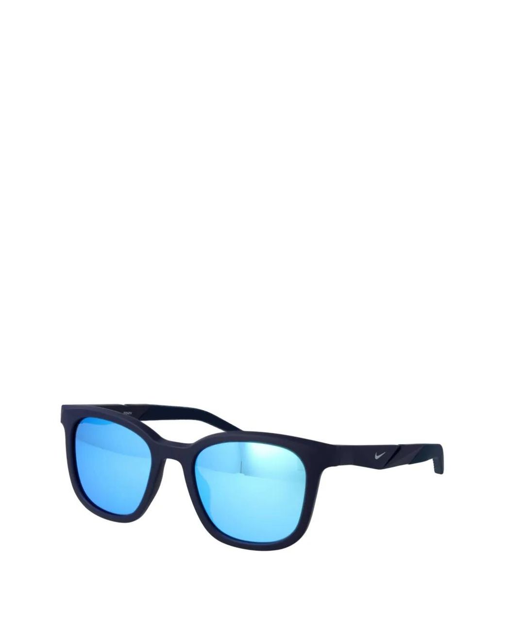 Nike Blue Radeon Square-Frame Sunglasses for men