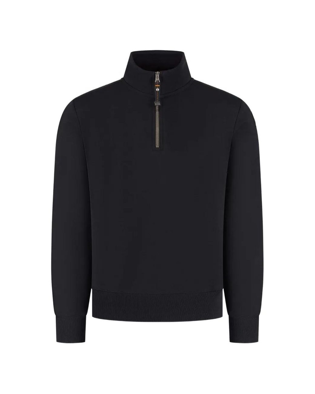 Parajumpers Blue Broad Peak Logo-Patch Zip-Fastening Sweater for men