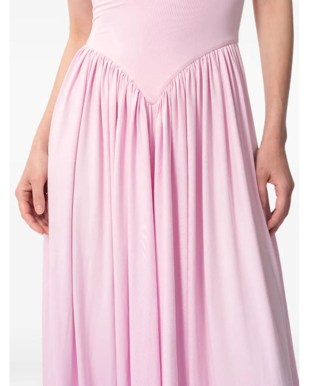 Concepto Pink Aria Gathered-Detail Jumpsuit