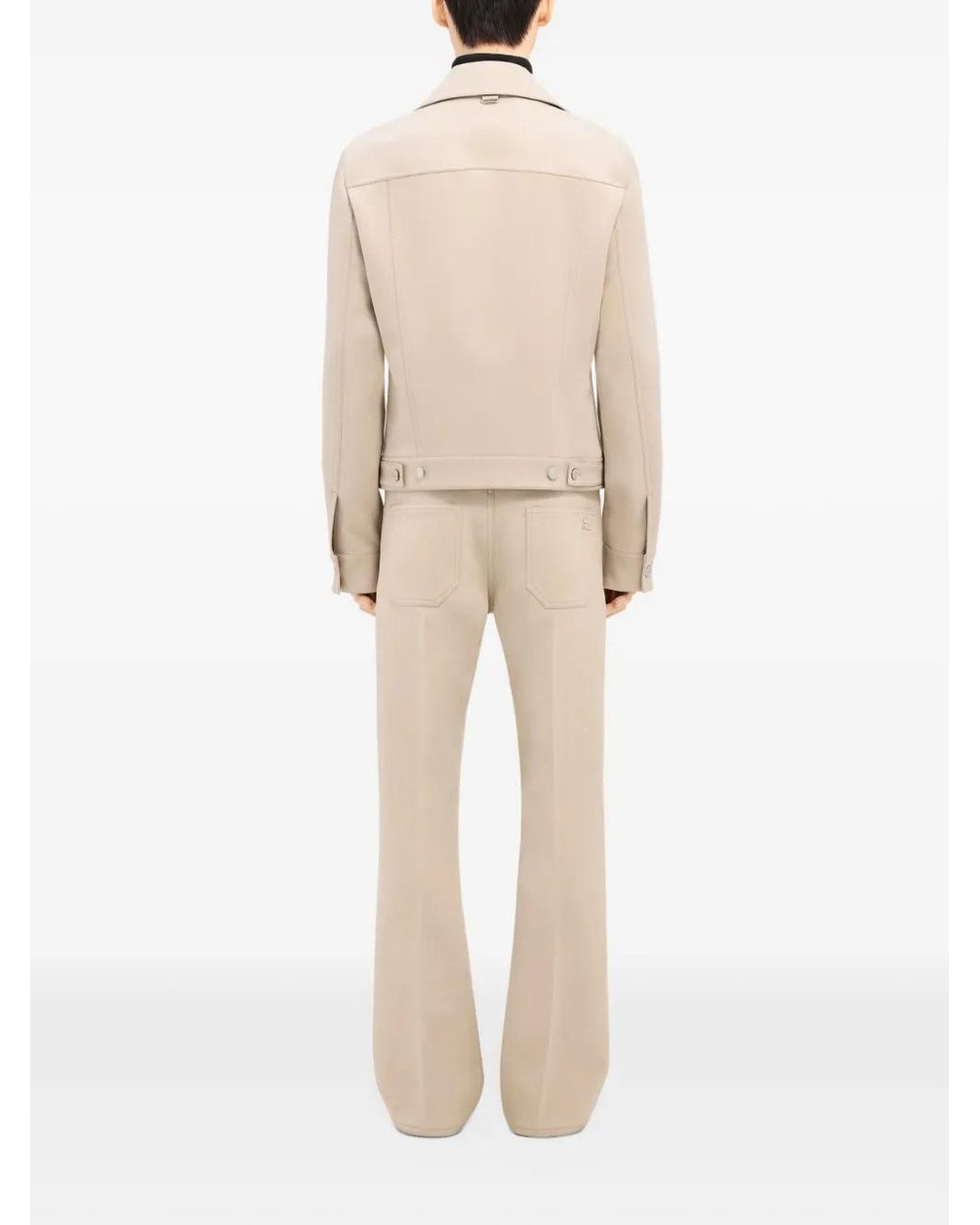 Courreges Natural Signature 70's Bootcut Trousers for men