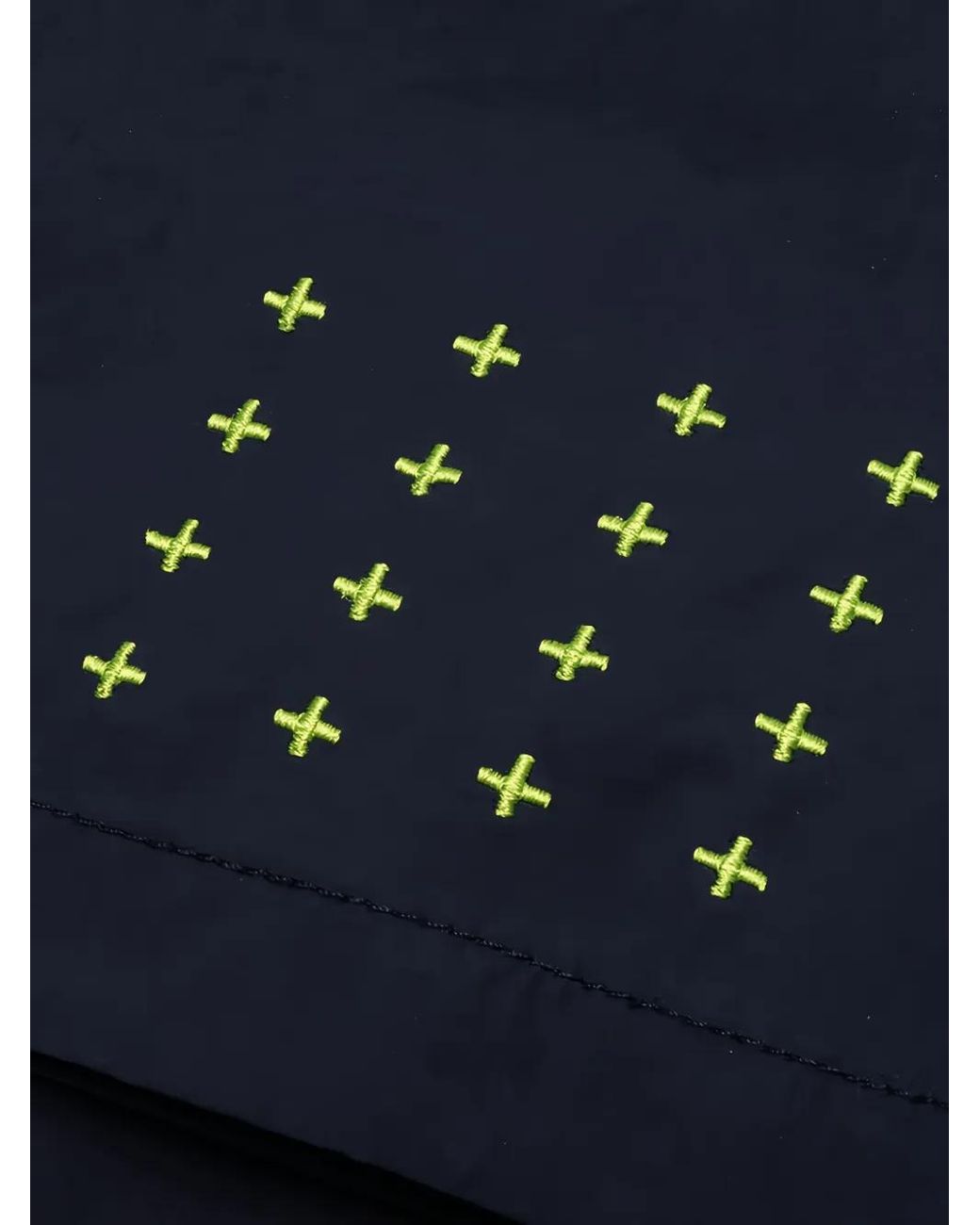 Ksubi Blue Detonate Cross-Stitch Pocket Jacket for men