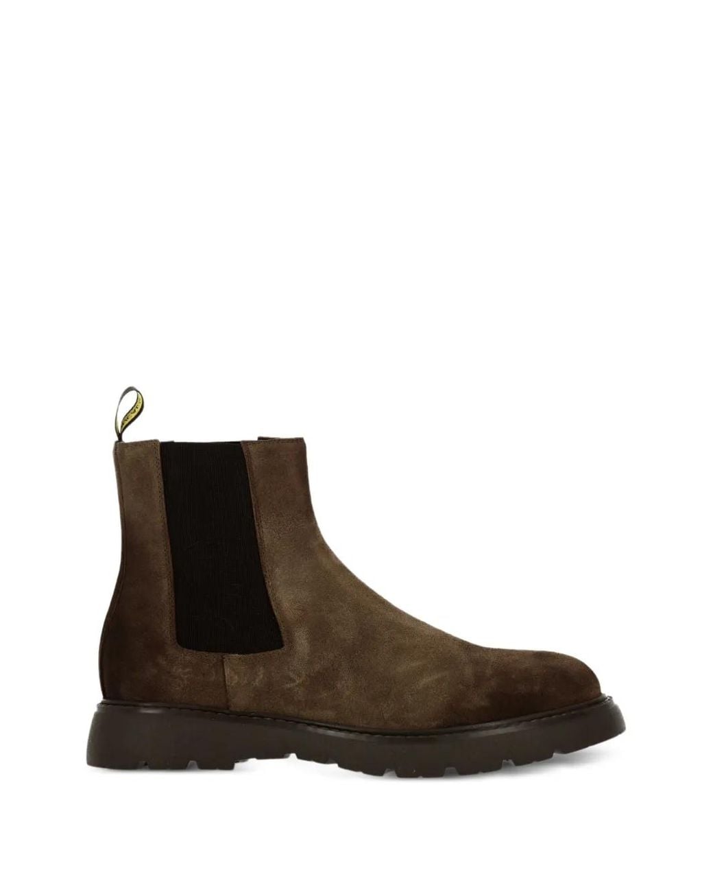 Doucal's Brown Suede Chelsea Boots for men