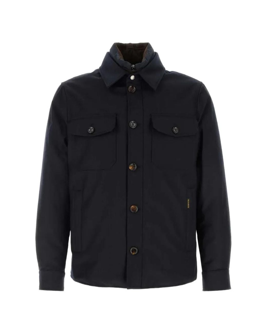 Moorer Blue Dasson Shirt Jacket for men