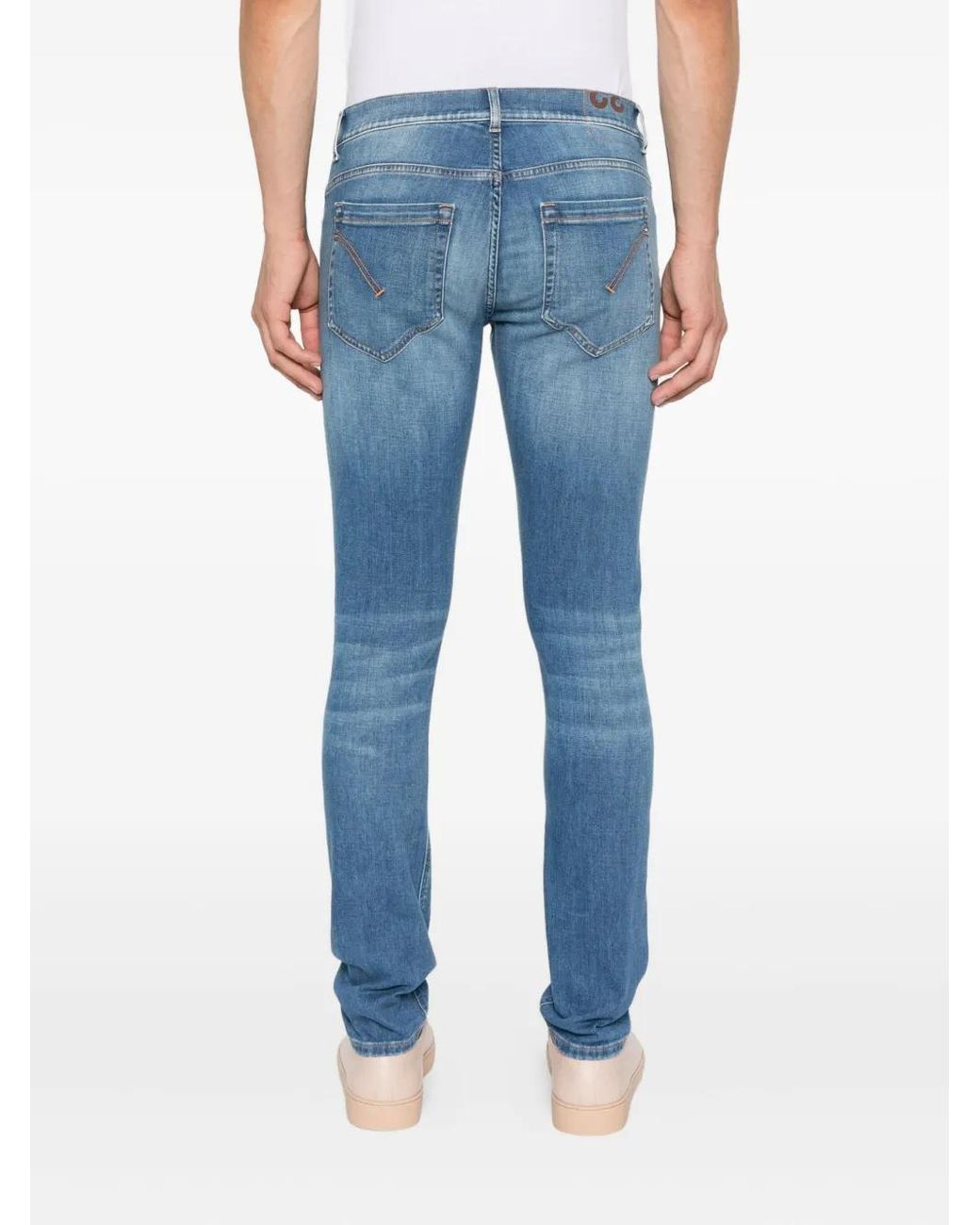 Dondup Blue Five-Pocket Jeans for men