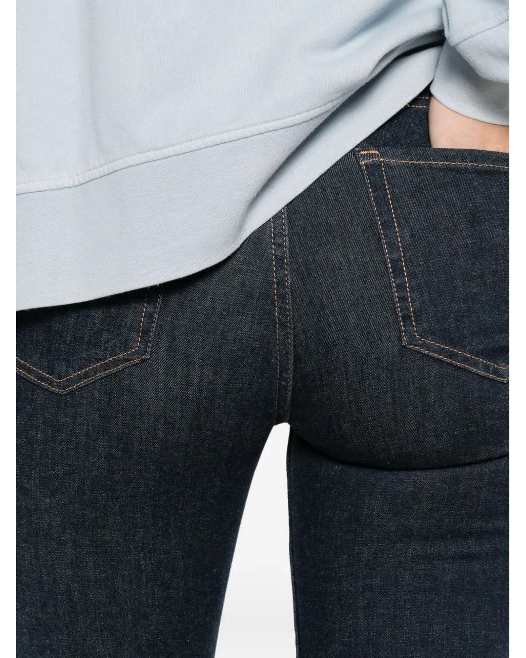 Marc O' Polo Blue Cotton-Blend Jeans