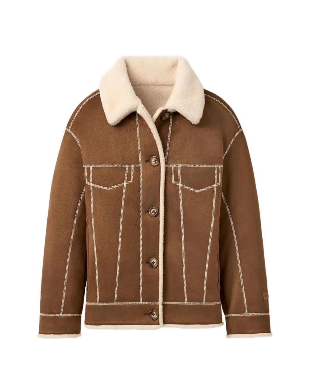 Ugg Brown Frankie Reversible Jacket