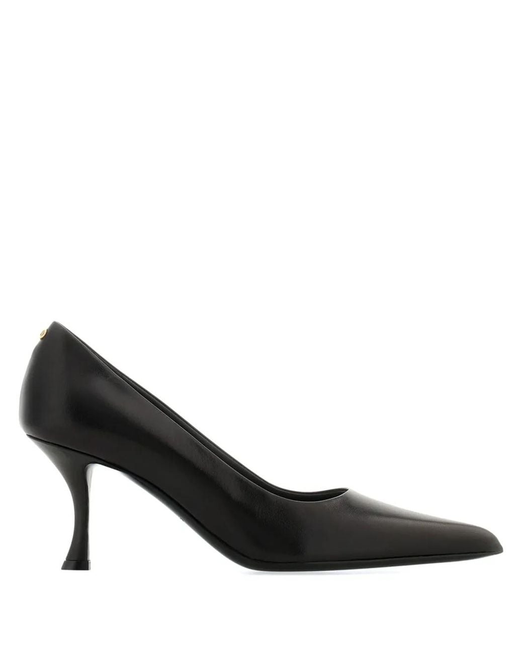 Ferragamo Black 70Mm Double-Gancio Pumps