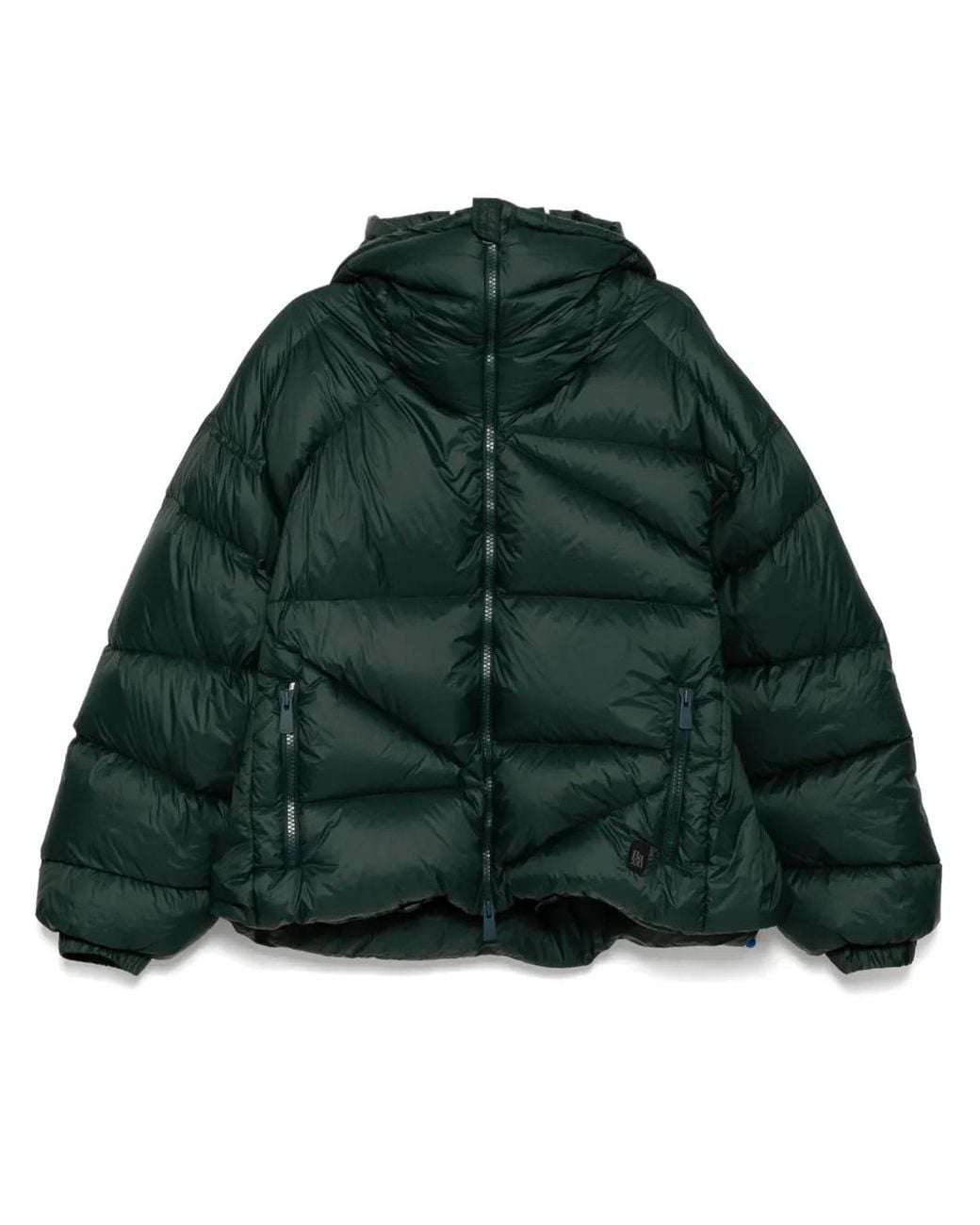 Bacon Green Panelled Puff Jacket