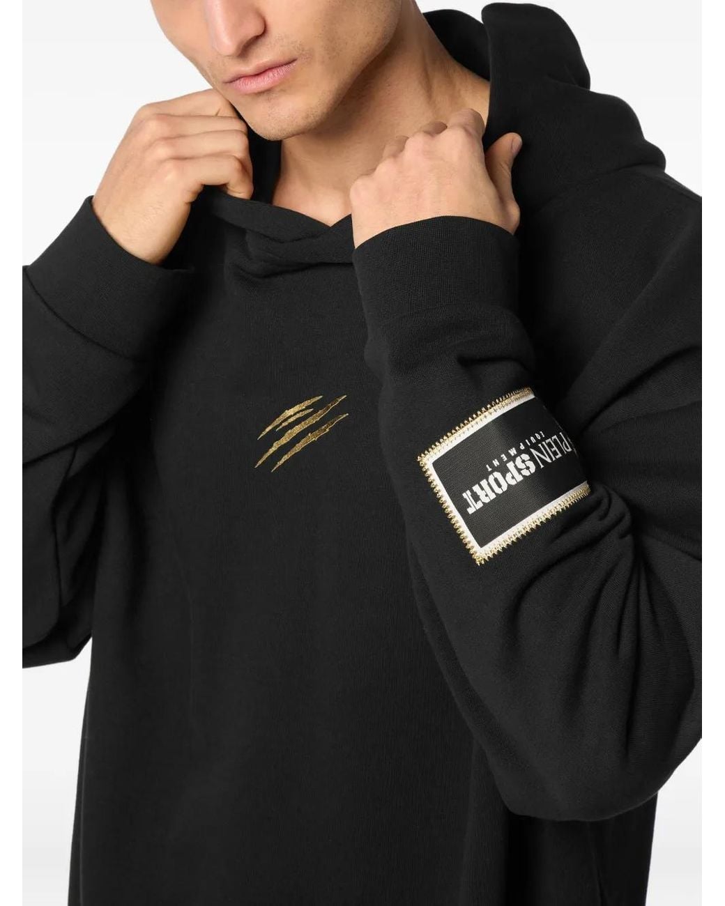 Philipp Plein Black Label Hoodie for men