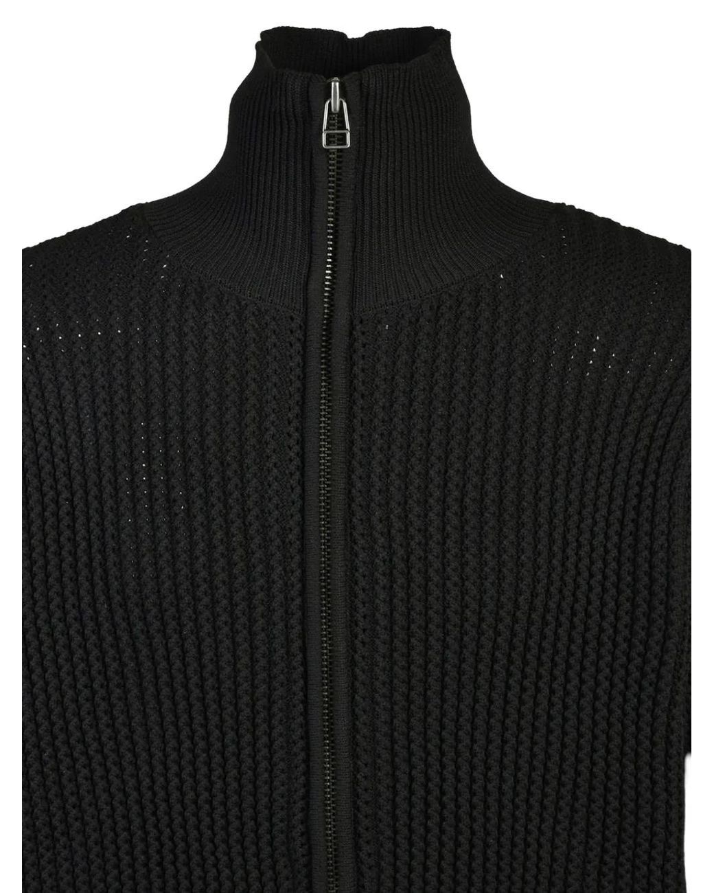 BREATH Black Drivers Zip-Up Sweatshirt for men