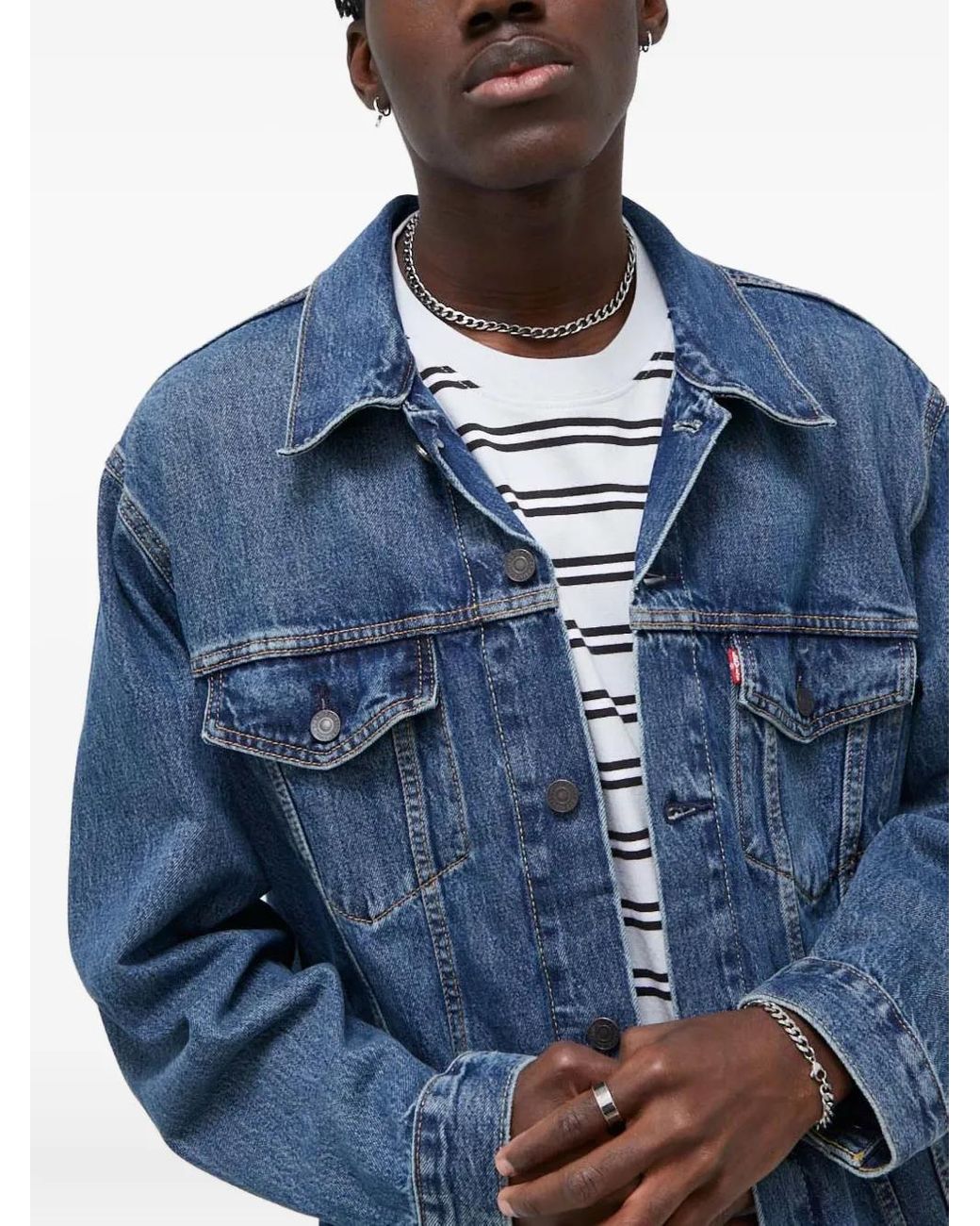 Giacca Con Tasche di Levi's in Blue da Uomo
