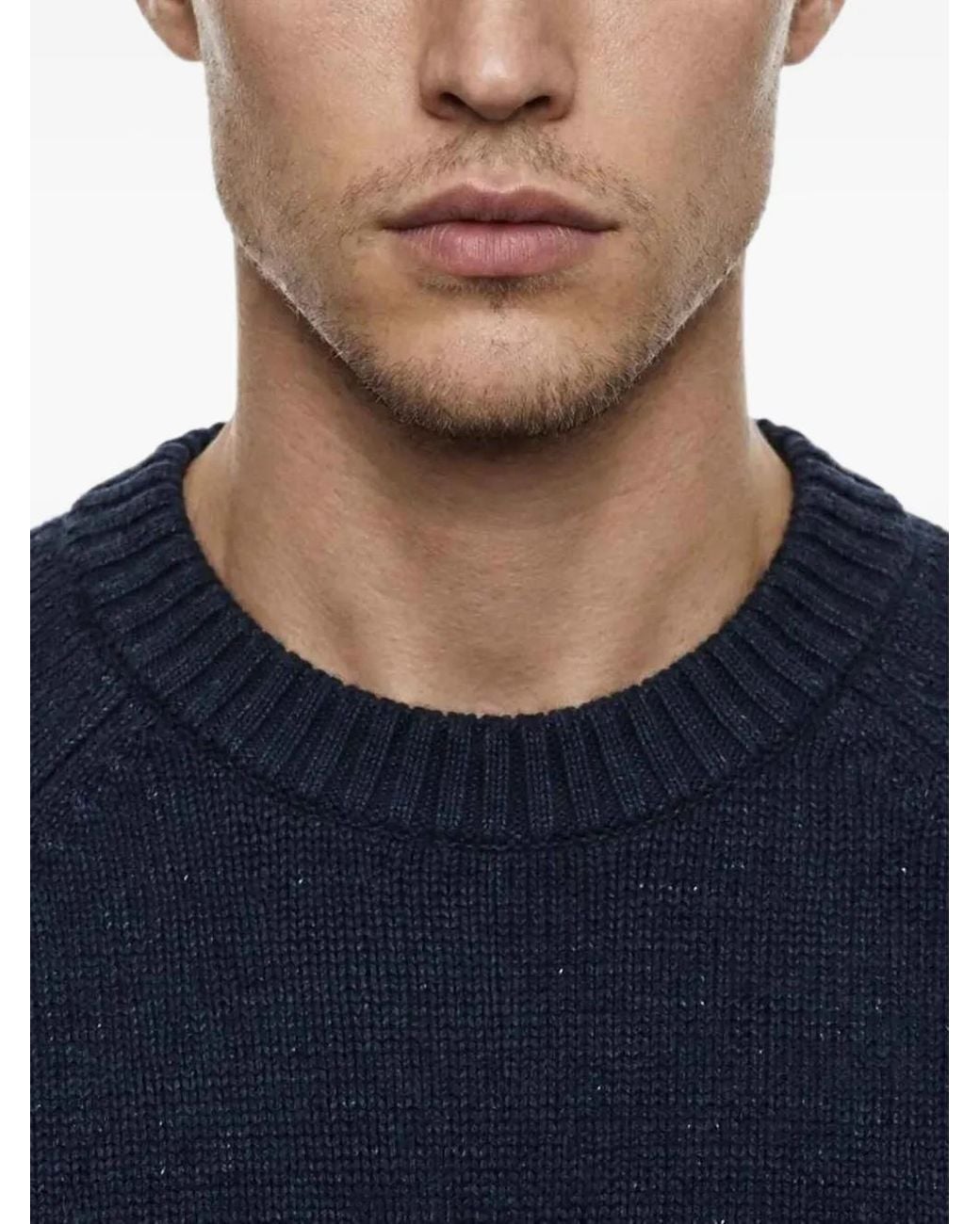 NOWADAYS Red Ribbed-Knit Beanie Hat for men