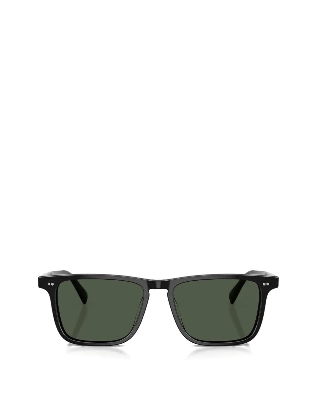 Oliver Peoples Green Brano Square-Frame Sunglasses