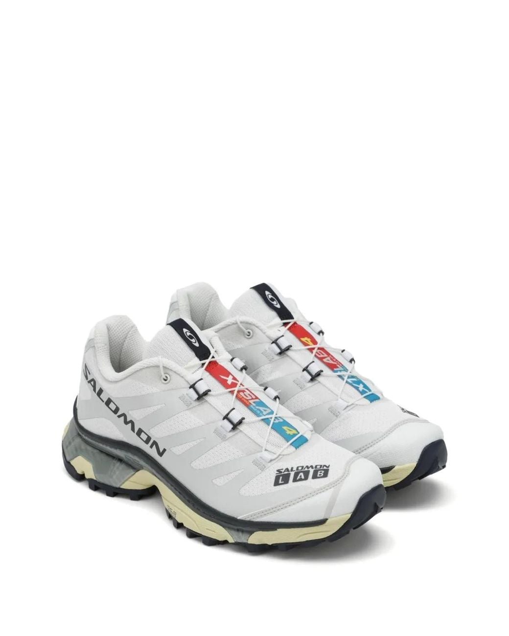 Salomon White Technical Fabric And Nylon Xt-4 Sneakers