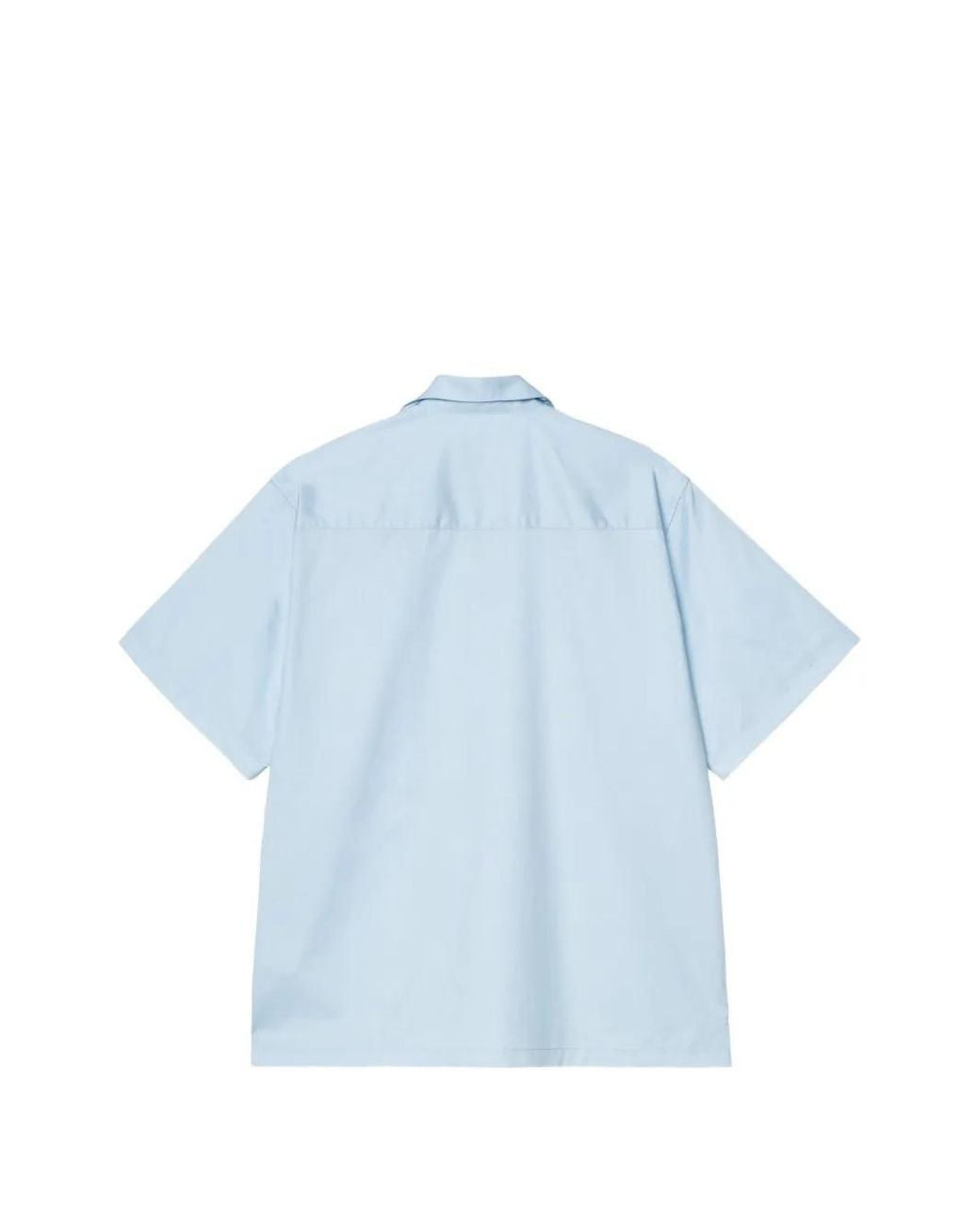 Carhartt Blue Short-Sleeve Delray Shirt for men