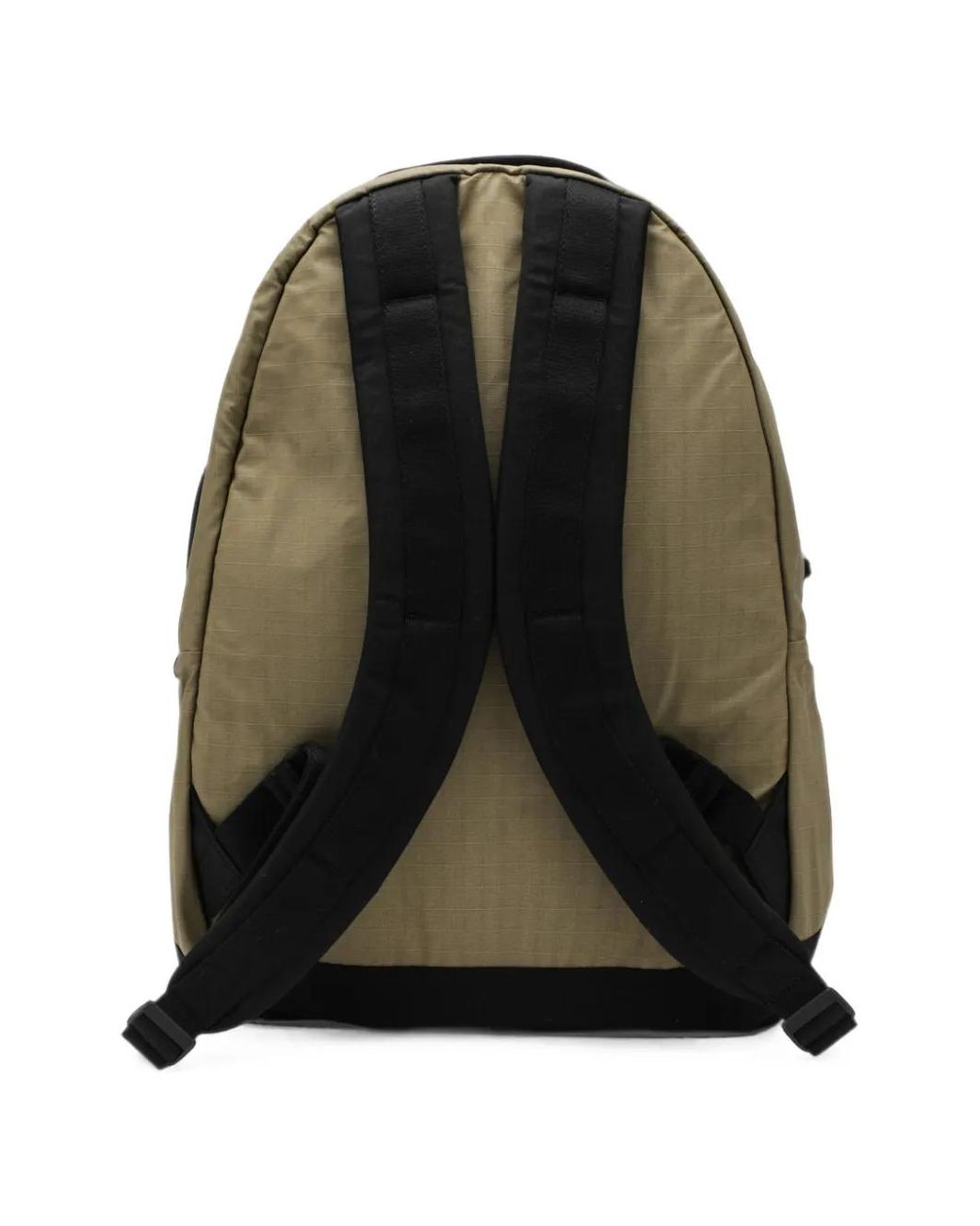 Stone Island Green Logo-Patch Ripstop Backpack for men