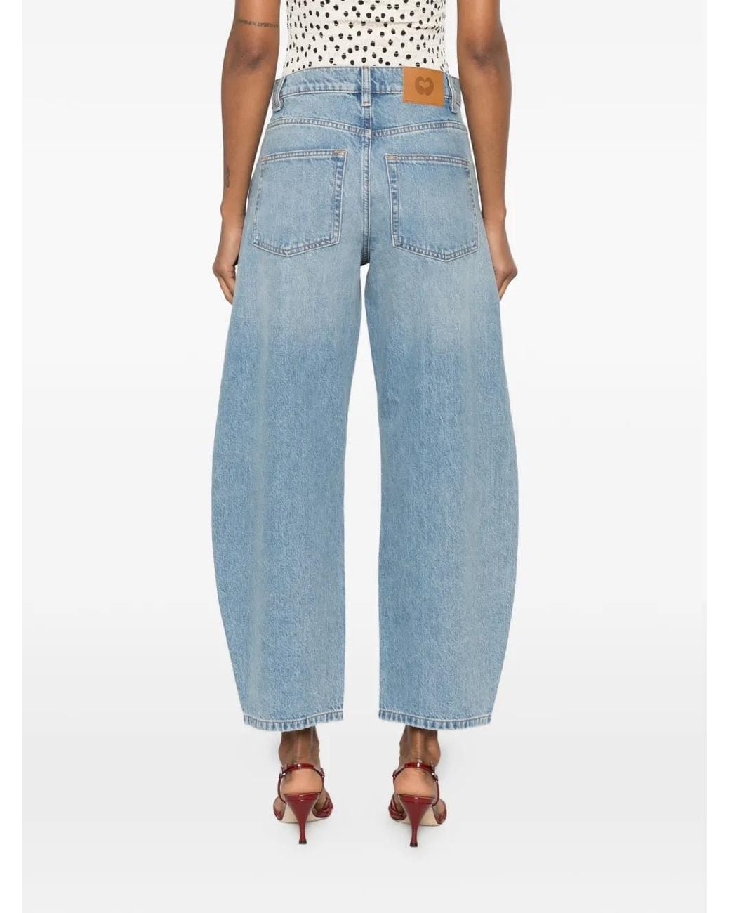 Maje Blue Balloon Jeans