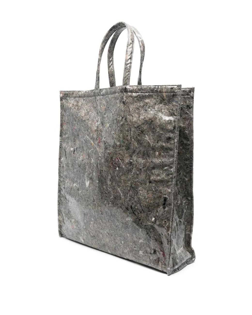 Uma Wang Gray Felted-Texture Tote Bag