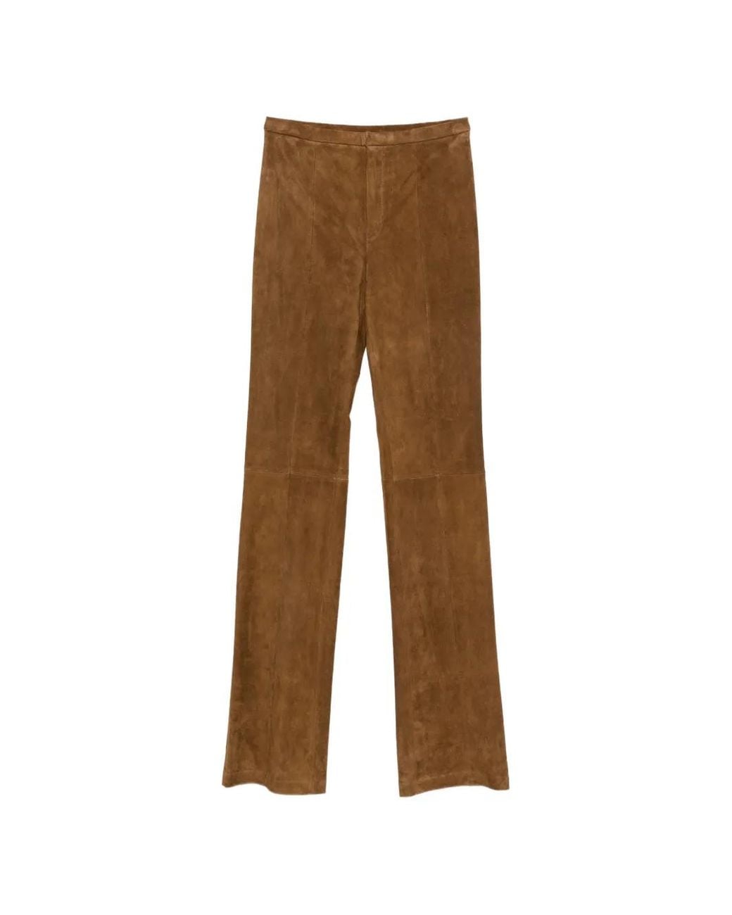 Stouls Brown Pantalon Icham En Daim