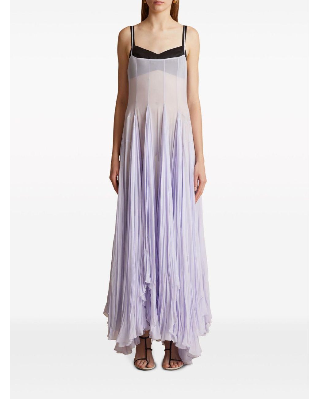 khaite purple dress Khaite - Alessia Grape Knit Dress