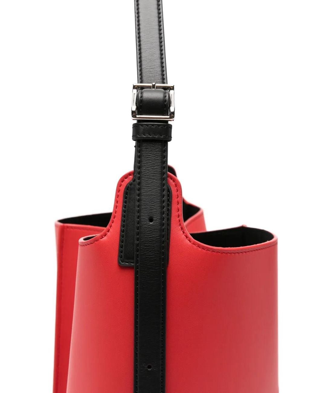 Loewe Red Large Bilbao Bucket Oversized Logo
