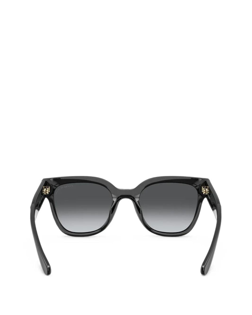 COACH Black Cft88 Squared-Frame Sunglasses