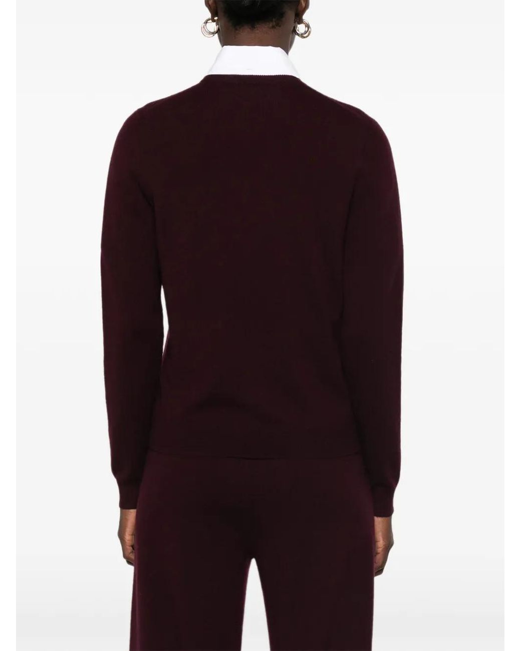 Bompard Purple Pullover Mit Rundhalsausschnitt