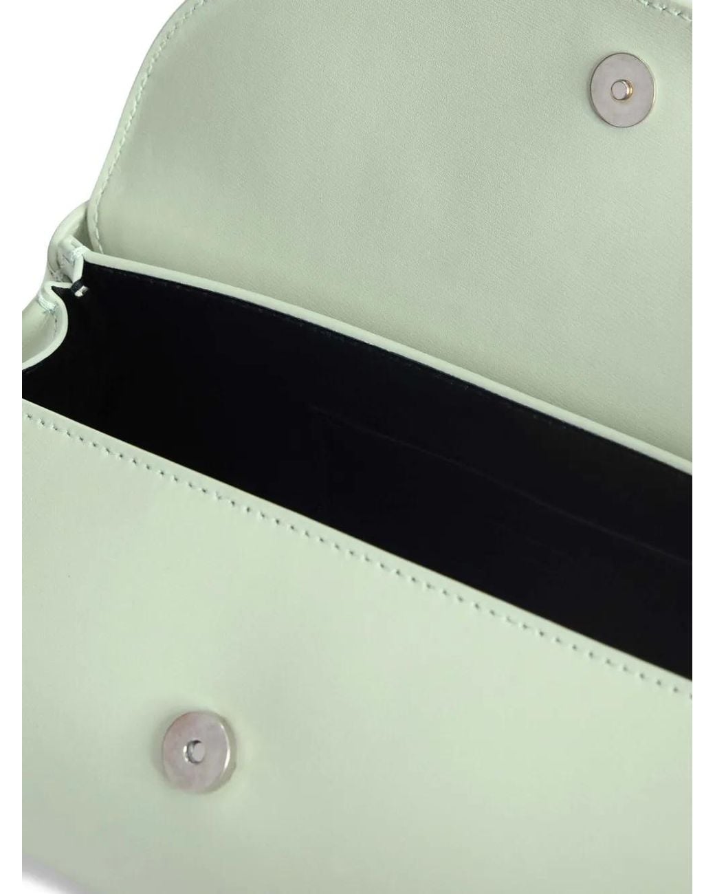 Jil Sander Green Cannolo Small Tote Bag