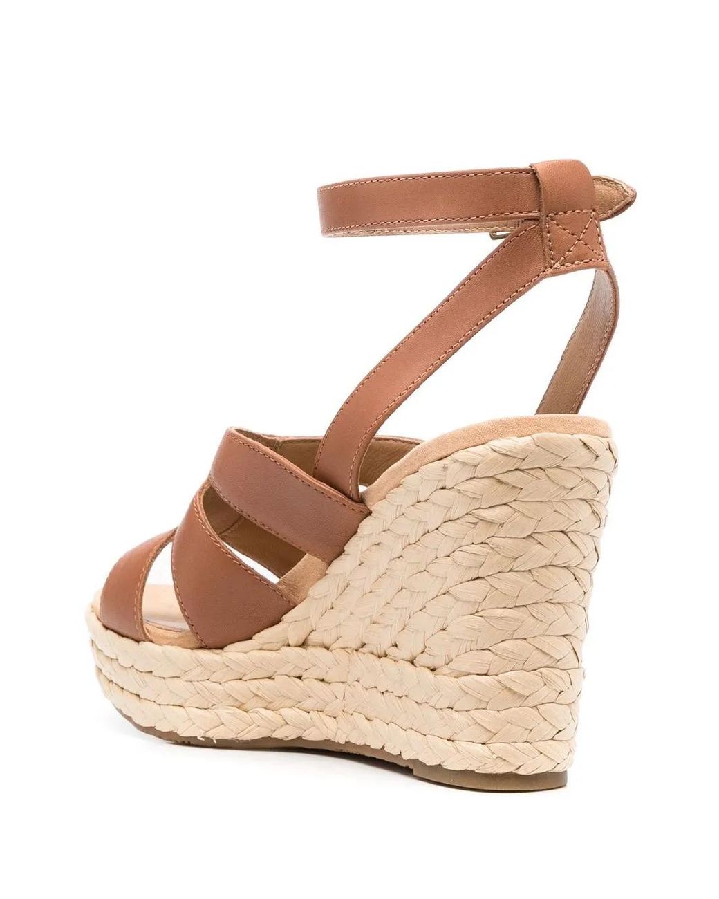 Ugg Natural Braided-Wedge Heeled Espadrilles