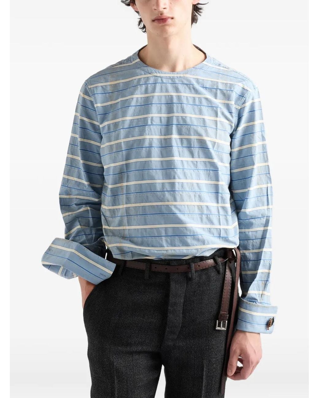 Camicia di Prada in Blue da Uomo
