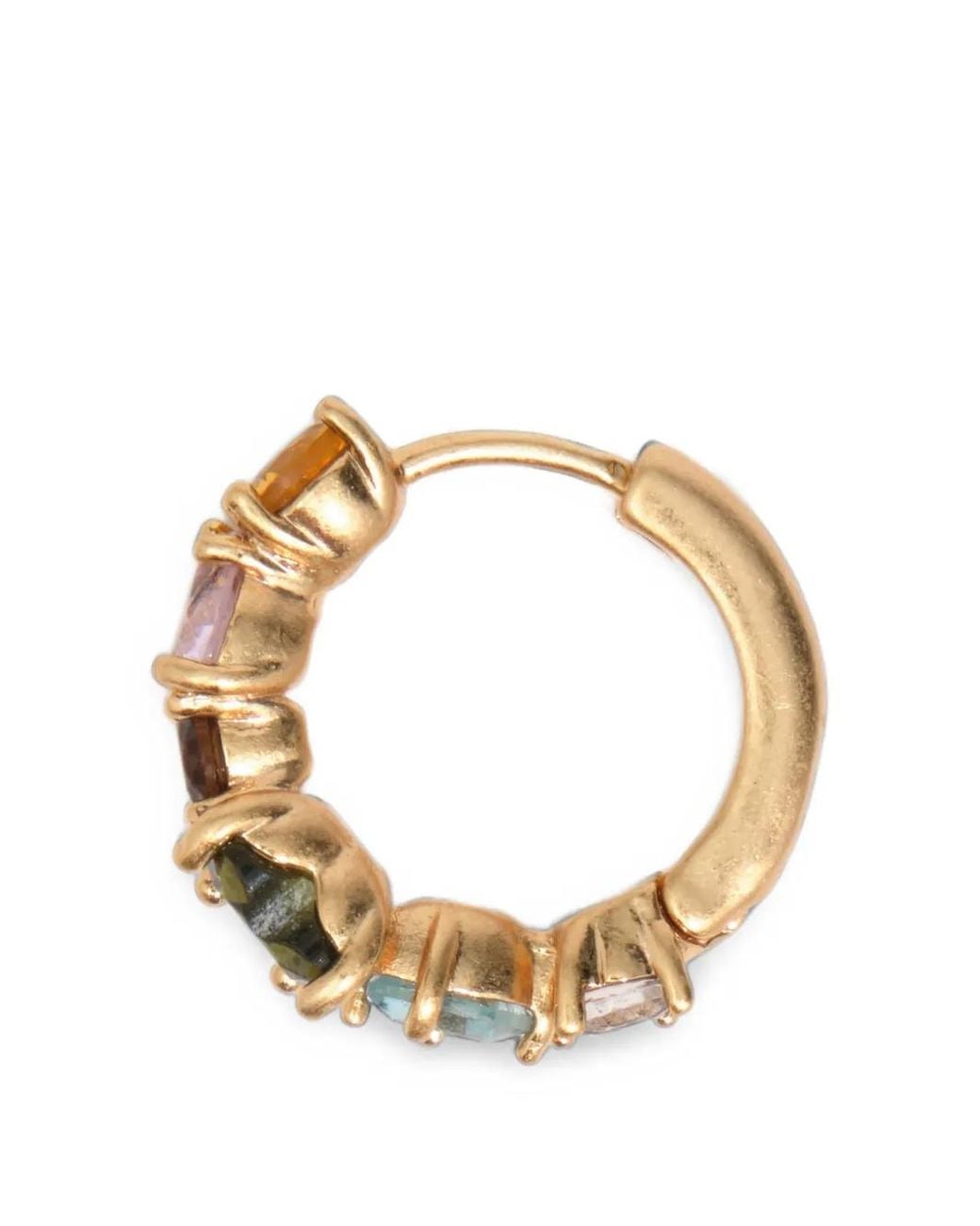 Bimba Y Lola Metallic Boucles D'Oreilles Pendantes À Cristaux Médium