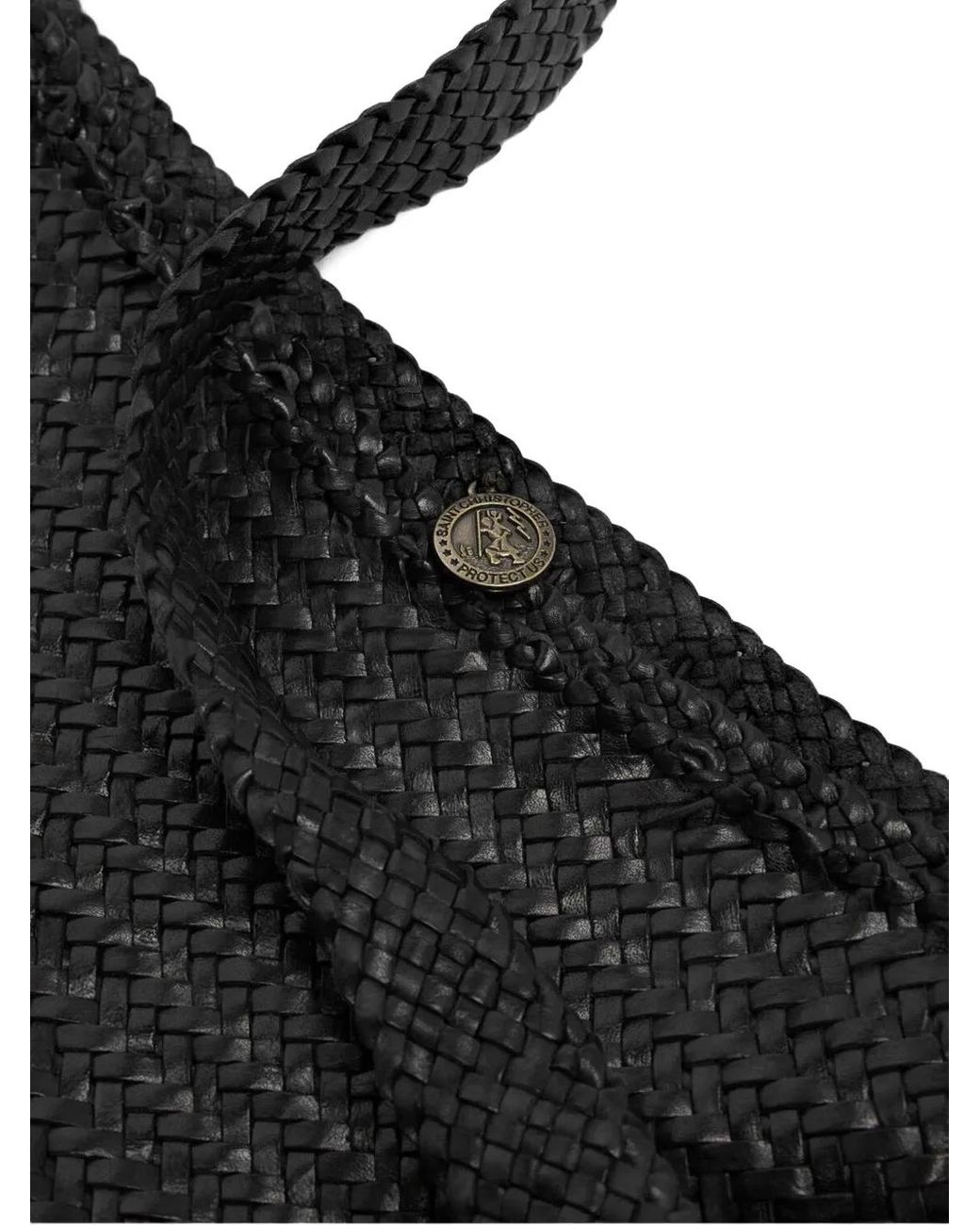 Dragon Diffusion Black Gewebte Ars Schultertasche