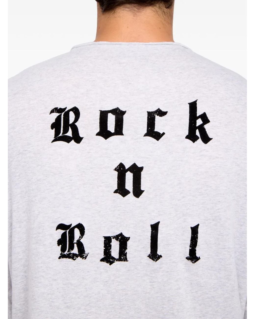 Zadig & Voltaire White Monsatir Henley T-Shirt for men