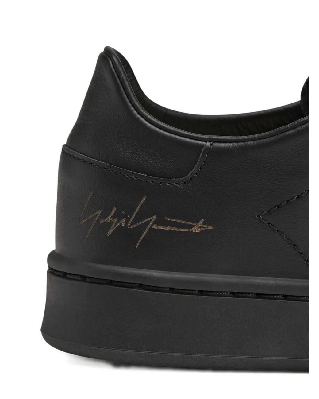 Y-3 Black Stan Smith Hook-And-Loop Sneakers