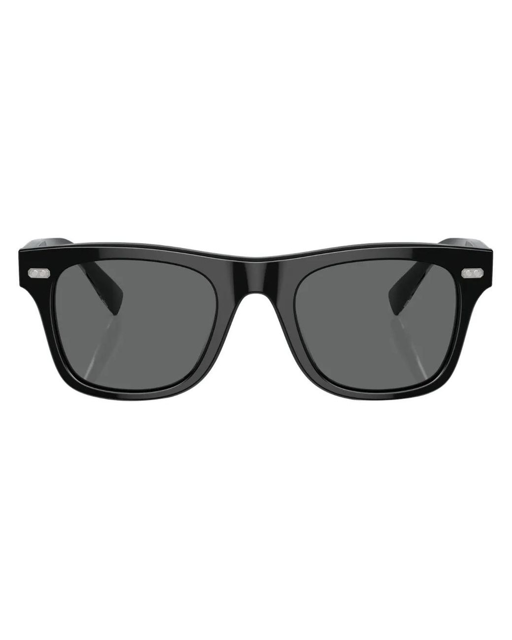 Brunello Cucinelli Black Bc4002S Mr.Brunello Rectangle-Frame Sunglasses
