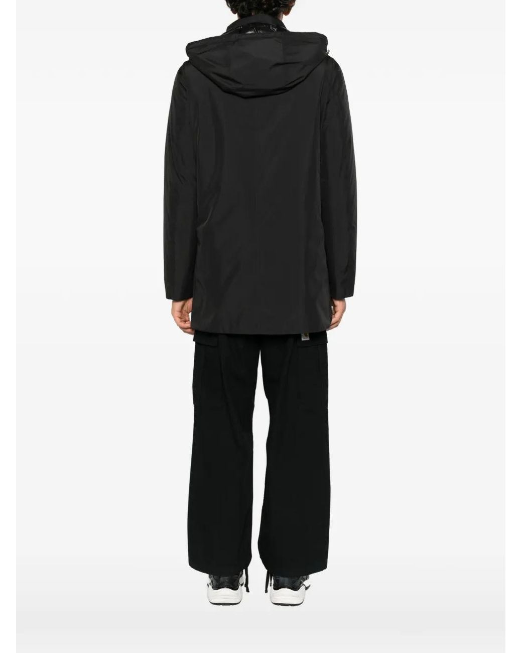 Abrigo Con Capucha Add de hombre de color Black
