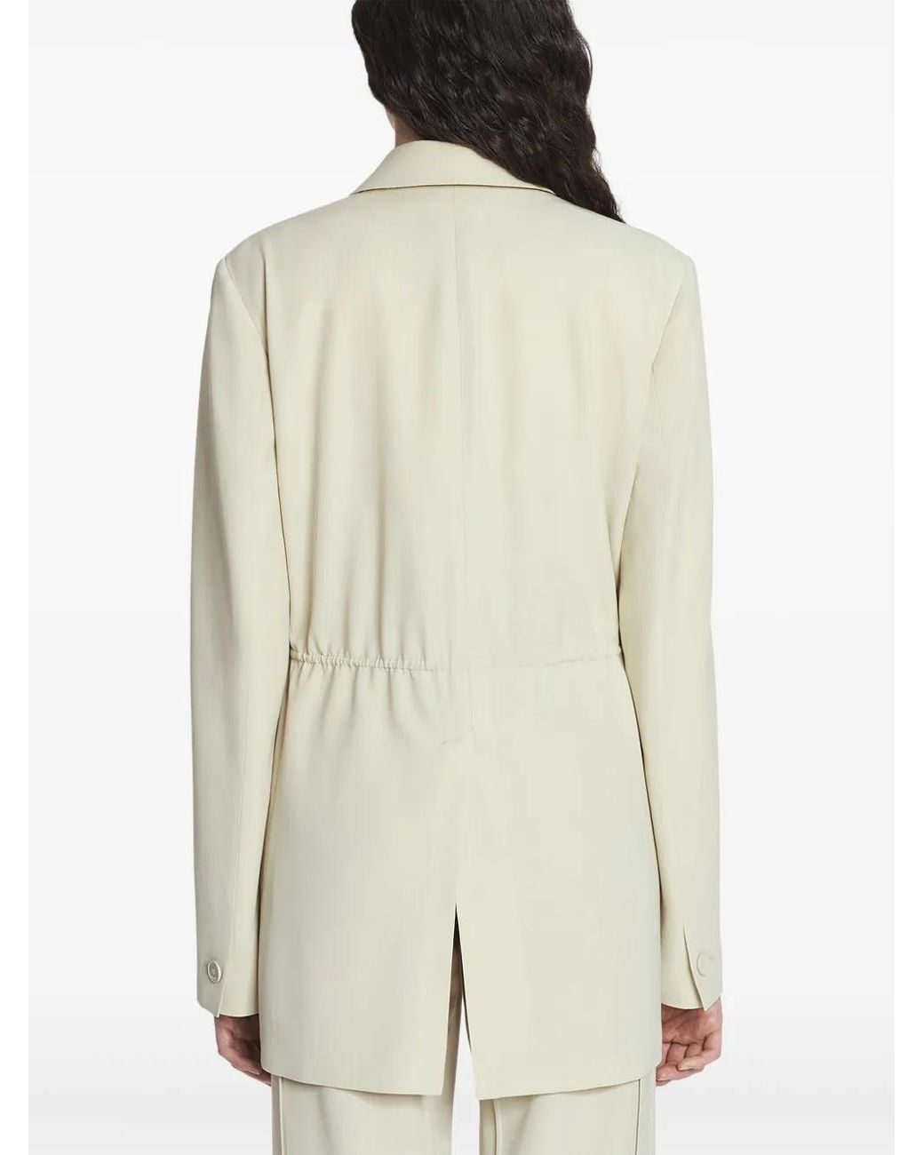 Lanvin White Virgin Wool Blazer